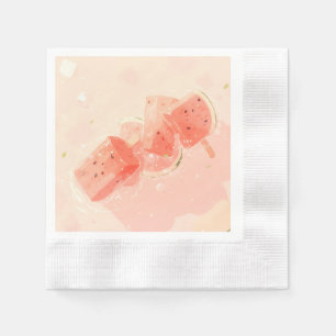 Watermelon Popsicle Serviette