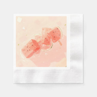 Watermelon Popsicle Serviette