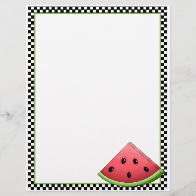 Watermelon Reciets Sheets (Vorderseite)