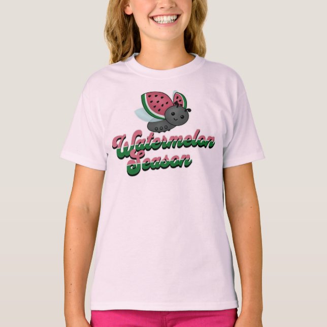 Watermelon Season Ladybug T-Shirt (Vorderseite)
