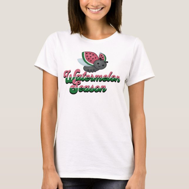 Watermelon Season Ladybug T-Shirt (Vorderseite)