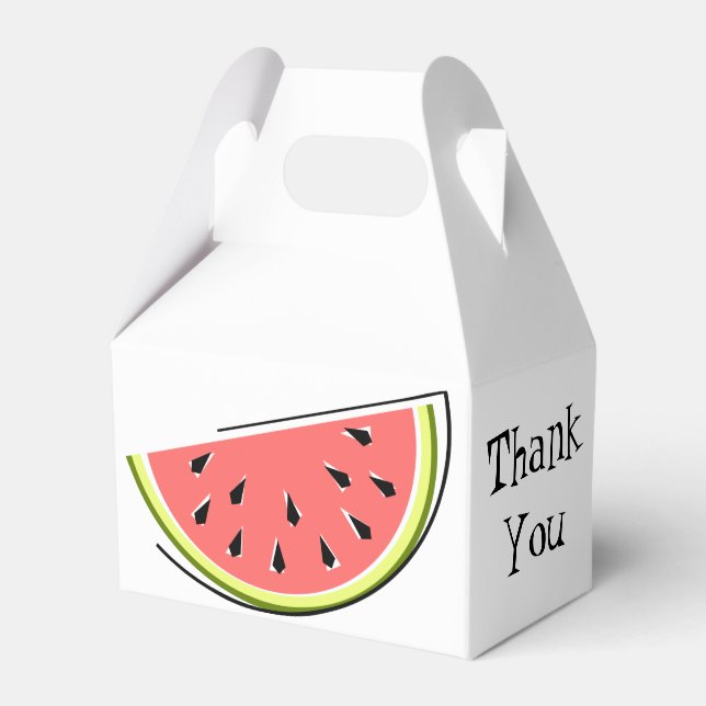 Watermelon Slice Danke Geschenkschachtel (Vorderseite)