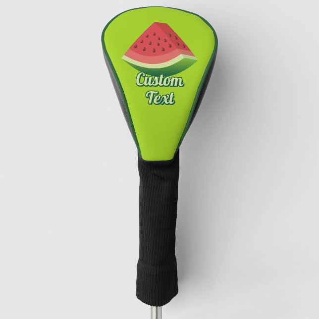 Watermelon Slice Golf Headcover (Vorderseite)