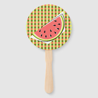 Watermelon Slice Karo Fächer