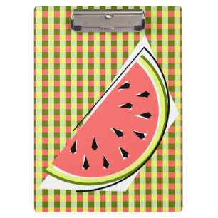 Watermelon Slice Karo Klemmbrett