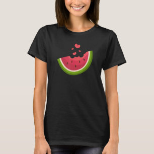 Watermelon Slice Melon Sommerferien Saison T-Shirt