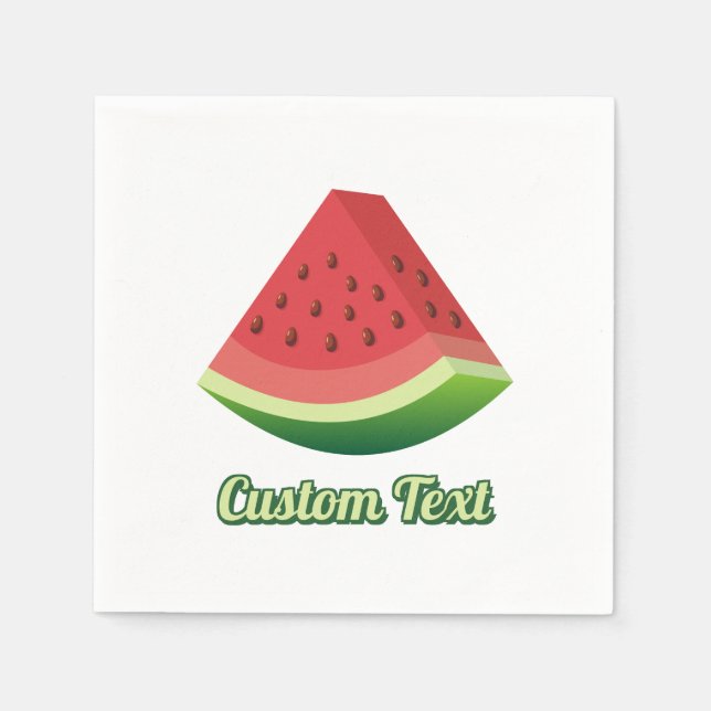 Watermelon Slice Napkins Serviette (Vorderseite)