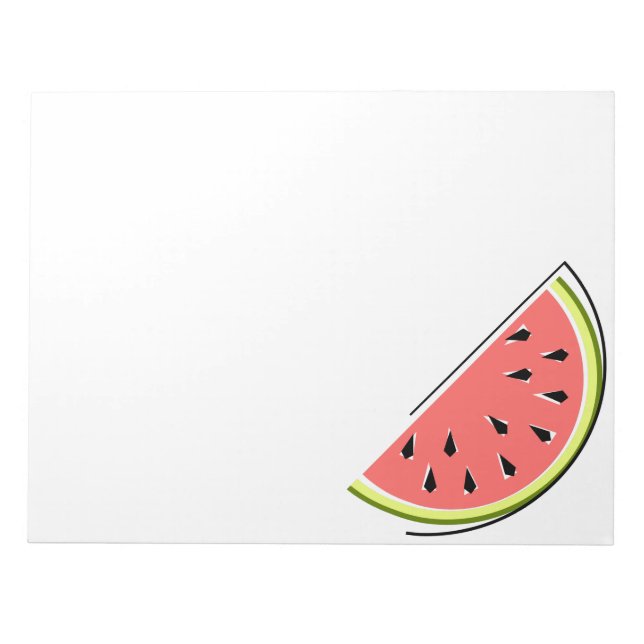 Watermelon Slice Notizblock (Vorderseite)