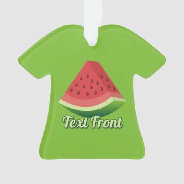 Watermelon Slice Ornament (Vorderseite)