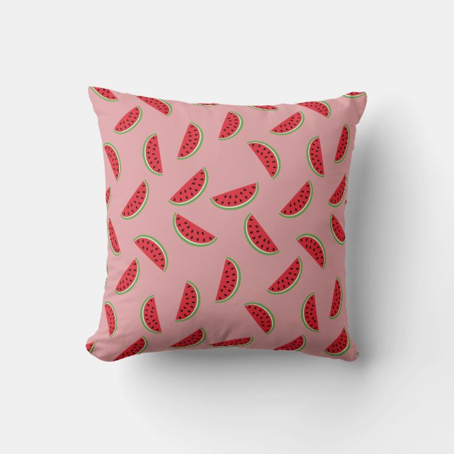 Watermelon Slice Pattern Kissen (Vorderseite)