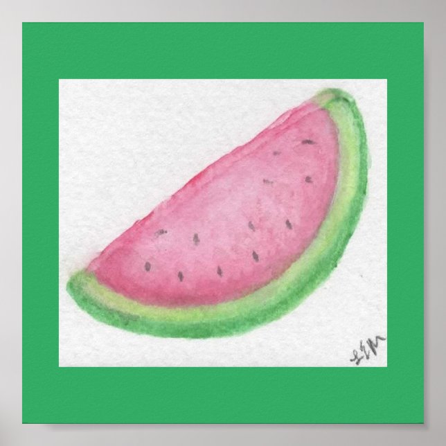 Watermelon Slice Poster (Vorne)