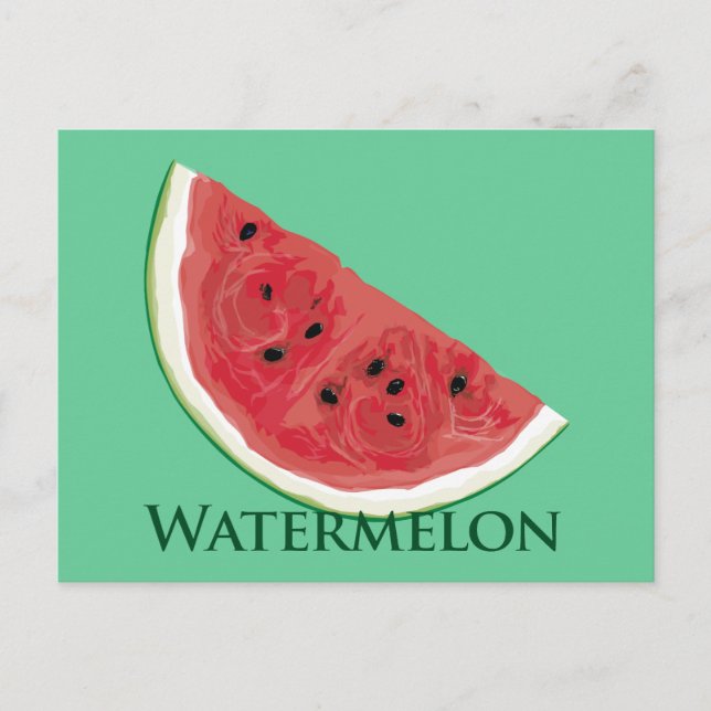 Watermelon Slice Postkarte (Vorderseite)