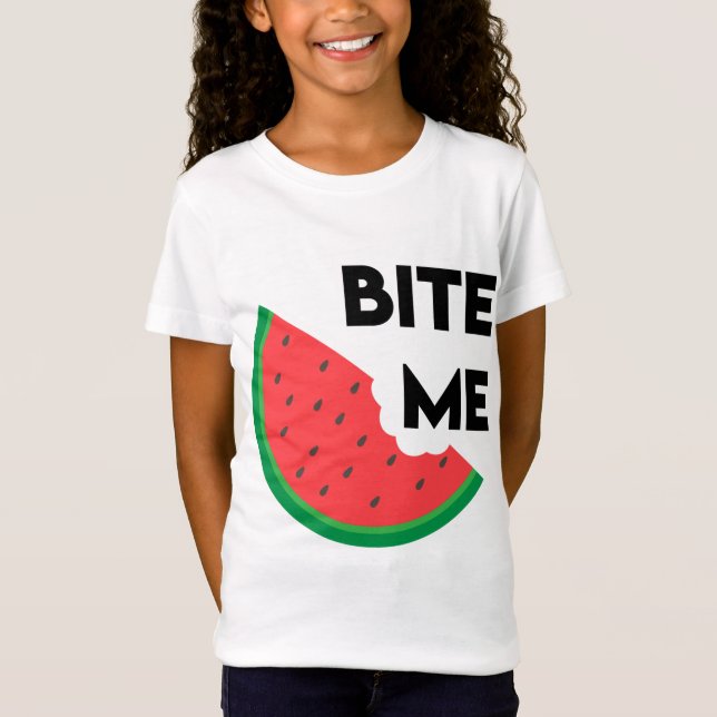 Watermelon Slice Sarcastic Frucht Teig Me T-Shirt (Vorderseite)