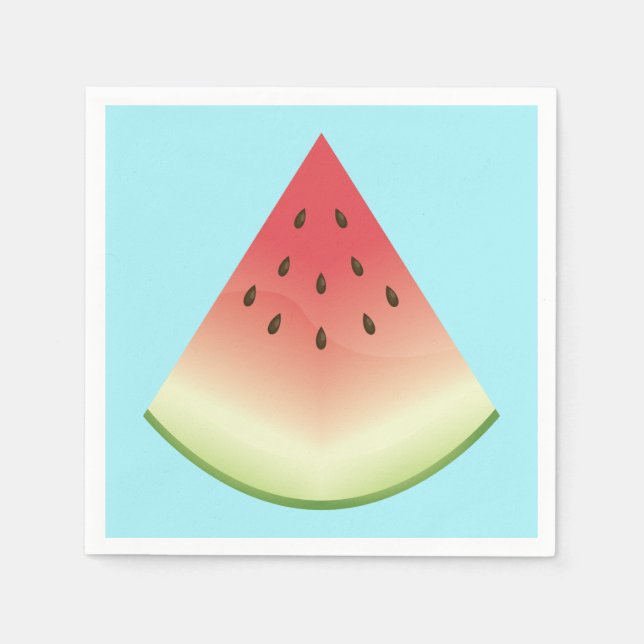 Watermelon Slice Serviette (Vorderseite)