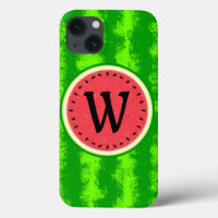 Watermelon Slice Sommer Frucht mit Rind Monogram
