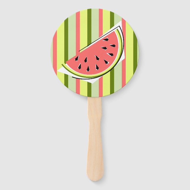 Watermelon Slice Stripe Classic Fächer (Vorderseite)