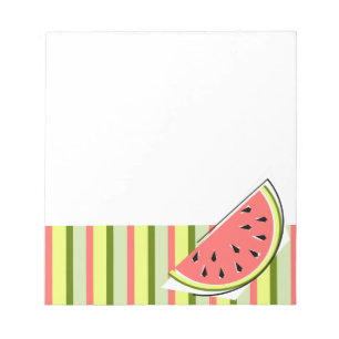 Watermelon Slice Stripe Classic Notizblock
