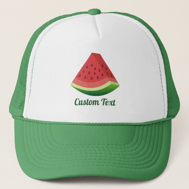 Watermelon Slice Trucker Hat Truckerkappe (Vorderseite)