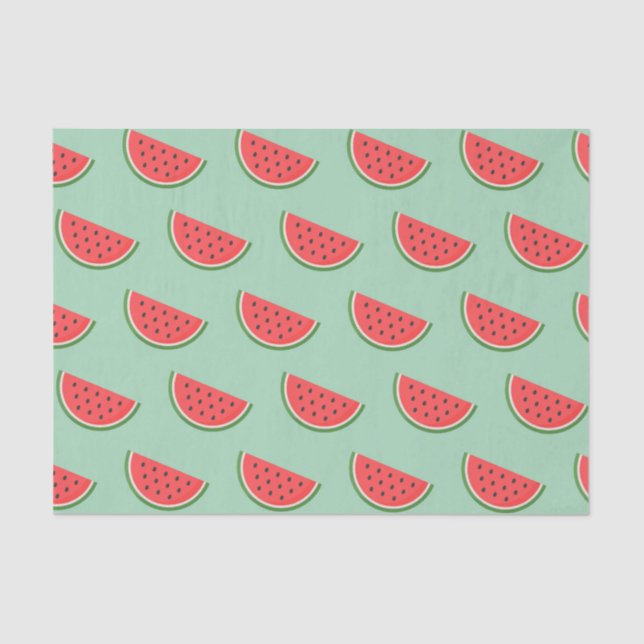 Watermelon Slices Frucht Muster Decoupage Seidenpapier (Vorderseite)