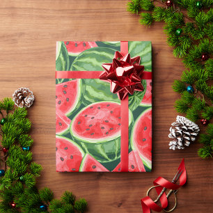 Watermelon Slices Wrapping Paper Geschenkpapier