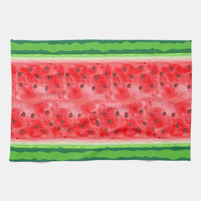 Watermelon Sommerkulturen Geschirrtuch (Horizontal)