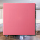 Watermelon Sorbet Solid Color | Klassisches Elegan Fliese<br><div class="desc">Watermelon Sorbet Solid Color | Classic | elegant | Trendy | Stilvoll | Geschenk</div>