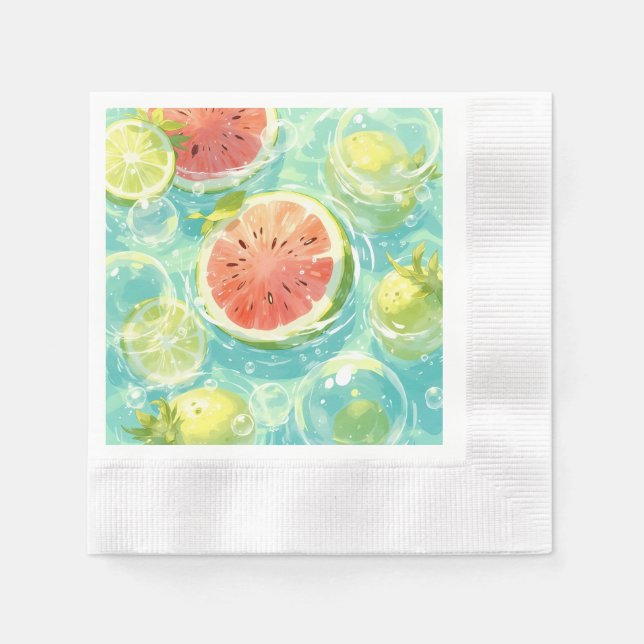 Watermelon Splash Serviette (Vorderseite)