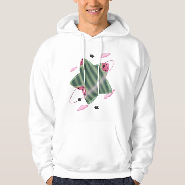 Watermelon Star Planet Hoodie (Vorderseite)