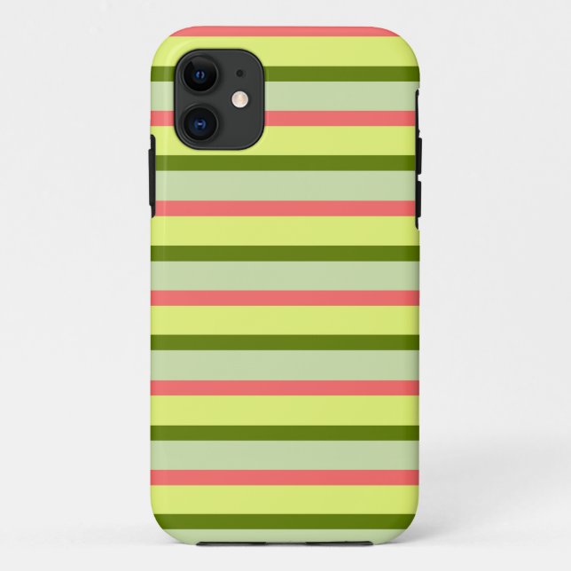 Watermelon Stripe Classic Case-Mate iPhone Hülle (Rückseite)