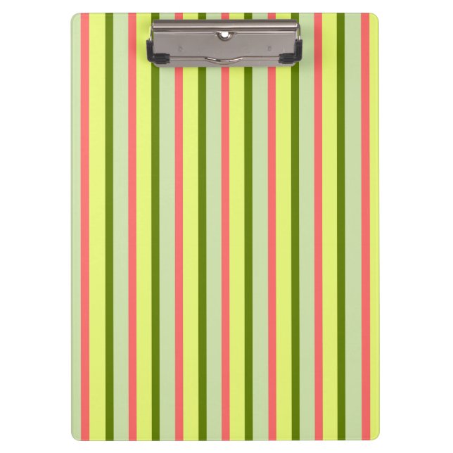 Watermelon Stripe Classic Klemmbrett (Vorderseite)