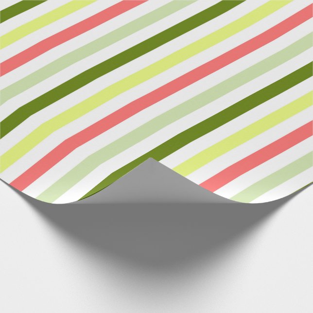 Watermelon Stripe Dünne Packpapier (Ecke)