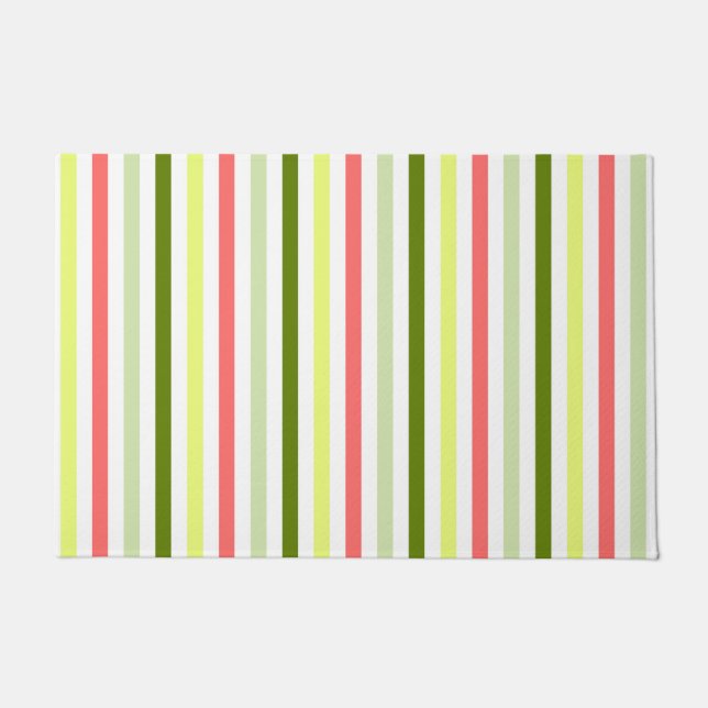 Watermelon Stripe Thin Fußmatte (Vorderseite)