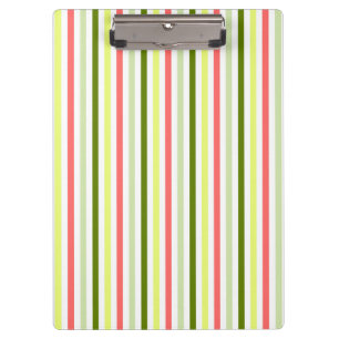 Watermelon Stripe Thin Klemmbrett