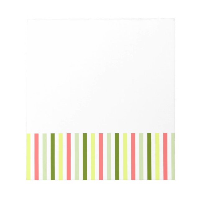 Watermelon Stripe Thin Notizblock (Vorderseite)