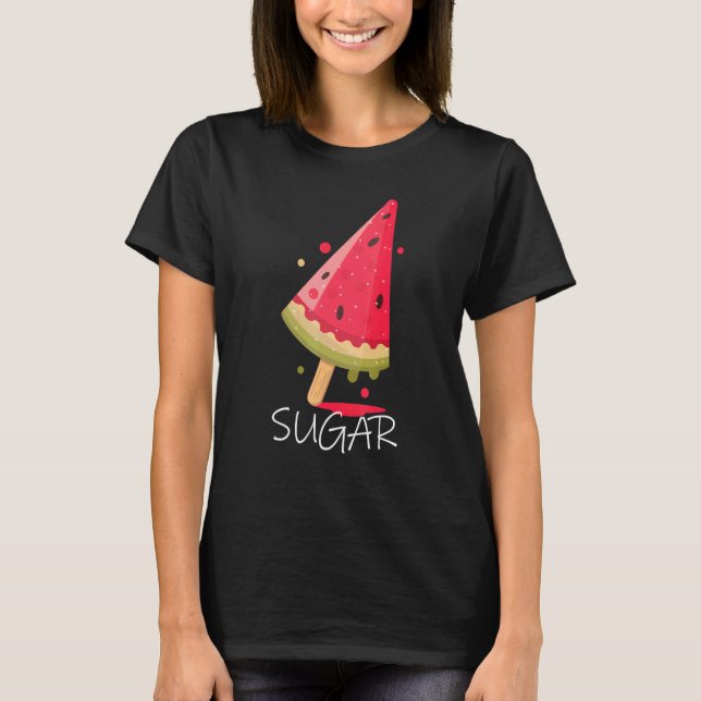 Watermelon Sugar Summer Design T-Shirt (Vorderseite)