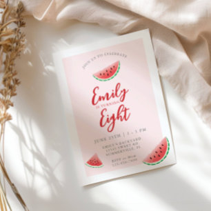 Watermelon Summer Children's Birthday Einladung