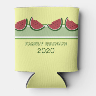 Watermelon Summer Family Wiedersehen Fun Gelb Dosenkühler