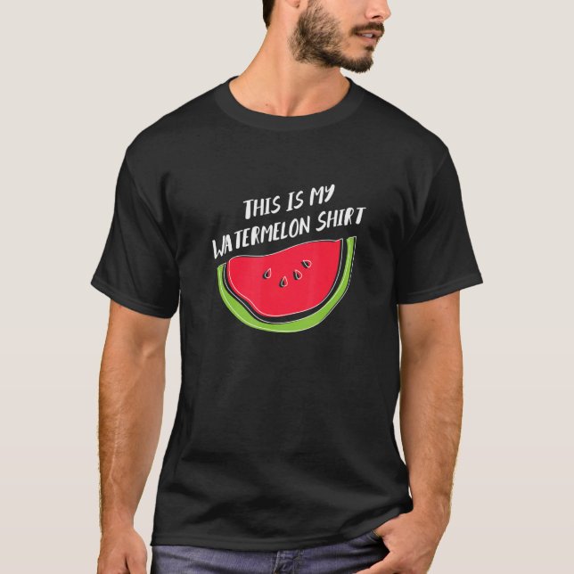 Watermelon Summer Fruits Tropical Melon T-Shirt (Vorderseite)
