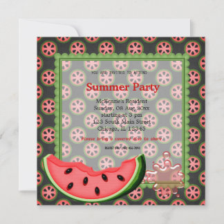 Watermelon Summer Party Einladung