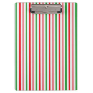Watermelon Summer Stripes Digitales Papier Klemmbrett