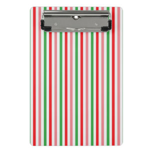 Watermelon Summer Stripes Digitales Papier Mini Klemmbrett