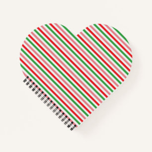 Watermelon Summer Stripes Digitales Papier Notizbuch