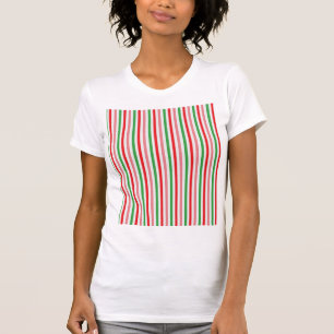Watermelon Summer Stripes Digitales Papier T-Shirt