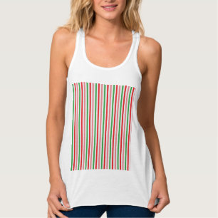Watermelon Summer Stripes Digitales Papier Tank Top