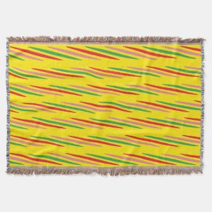 Watermelon Summer Stripes Pattern-56204 Decke