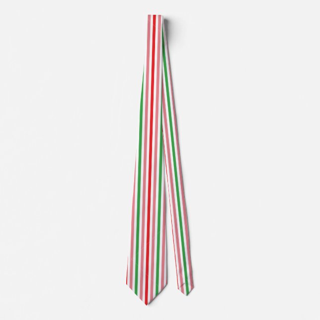 Watermelon Summer Stripes Pattern-56206 Krawatte (Vorderseite)
