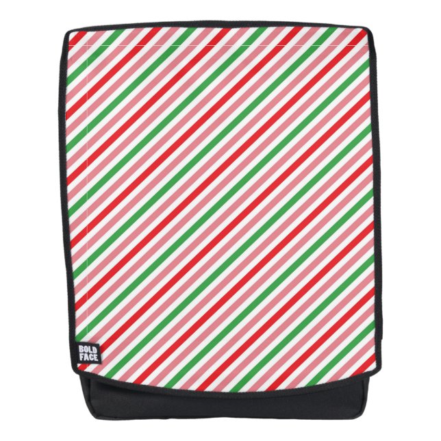 Watermelon Summer Stripes Pattern-56206 Rucksack (Vorderseite)