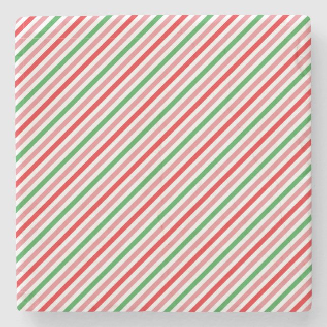 Watermelon Summer Stripes Pattern-56206 Steinuntersetzer (Vorderseite)
