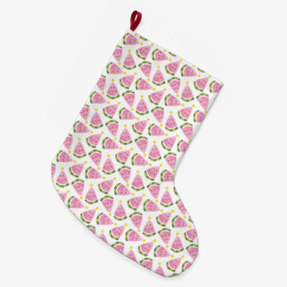 Watermelon Summer Xmas Tree Großer Weihnachtsstrumpf
