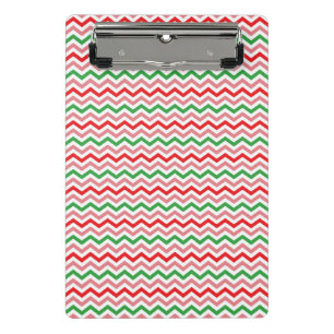 Watermelon Summer Zigzag Streifen Muster-56209 Mini Klemmbrett
